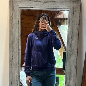 Nike Women's Purple Cowl Neck Hoodie